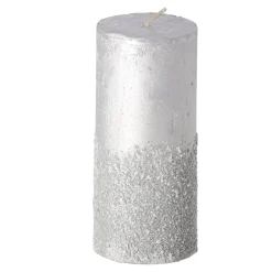 Kaarsen>Kaars 50x110mm sand zilver