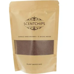 Scentchips Kaarsen>Kaarsenzand bruin 250 gram