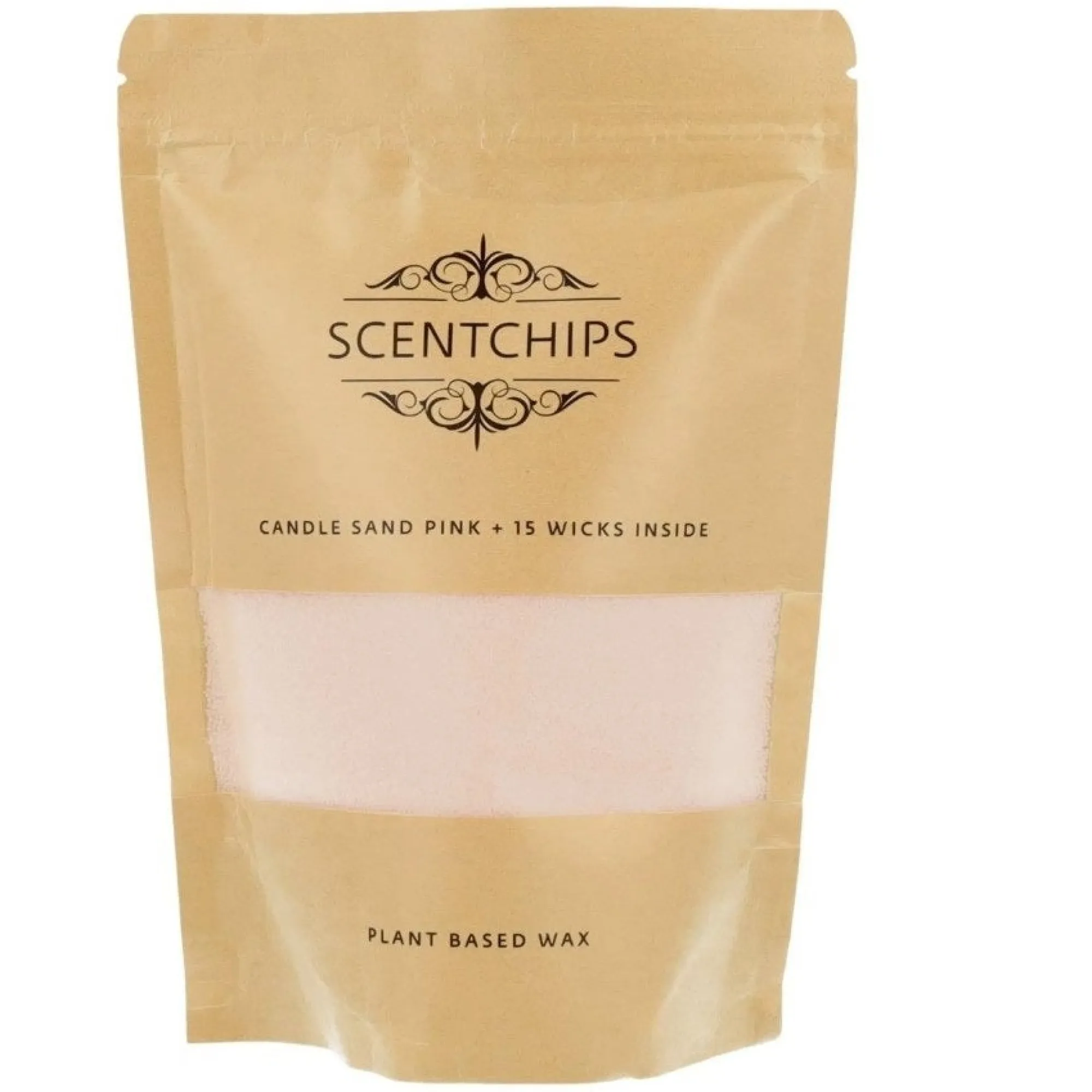 Scentchips Kaarsen>Kaarsenzand roze 250 gram