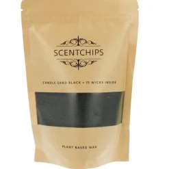 Scentchips Kaarsen>Kaarsenzand zwart 250 gram