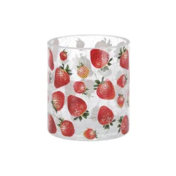 Van Cranenbroek Kaarsen>Kaarshouder aardbei 9 x 10 cm