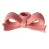 Boltze home Kaarsen>Kaarshouder Bow roze 11x4cm