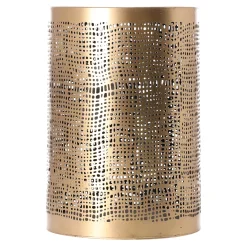 O'malley Kaarsen>Kaarshouder Langonnet goud zwart 12 x 18 cm