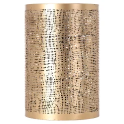 O'malley Kaarsen>Kaarshouder Langonnet goud zwart 15 x 23 cm