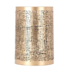 O'malley Kaarsen>Kaarshouder Langonnet goud zwart 10 x 13 cm