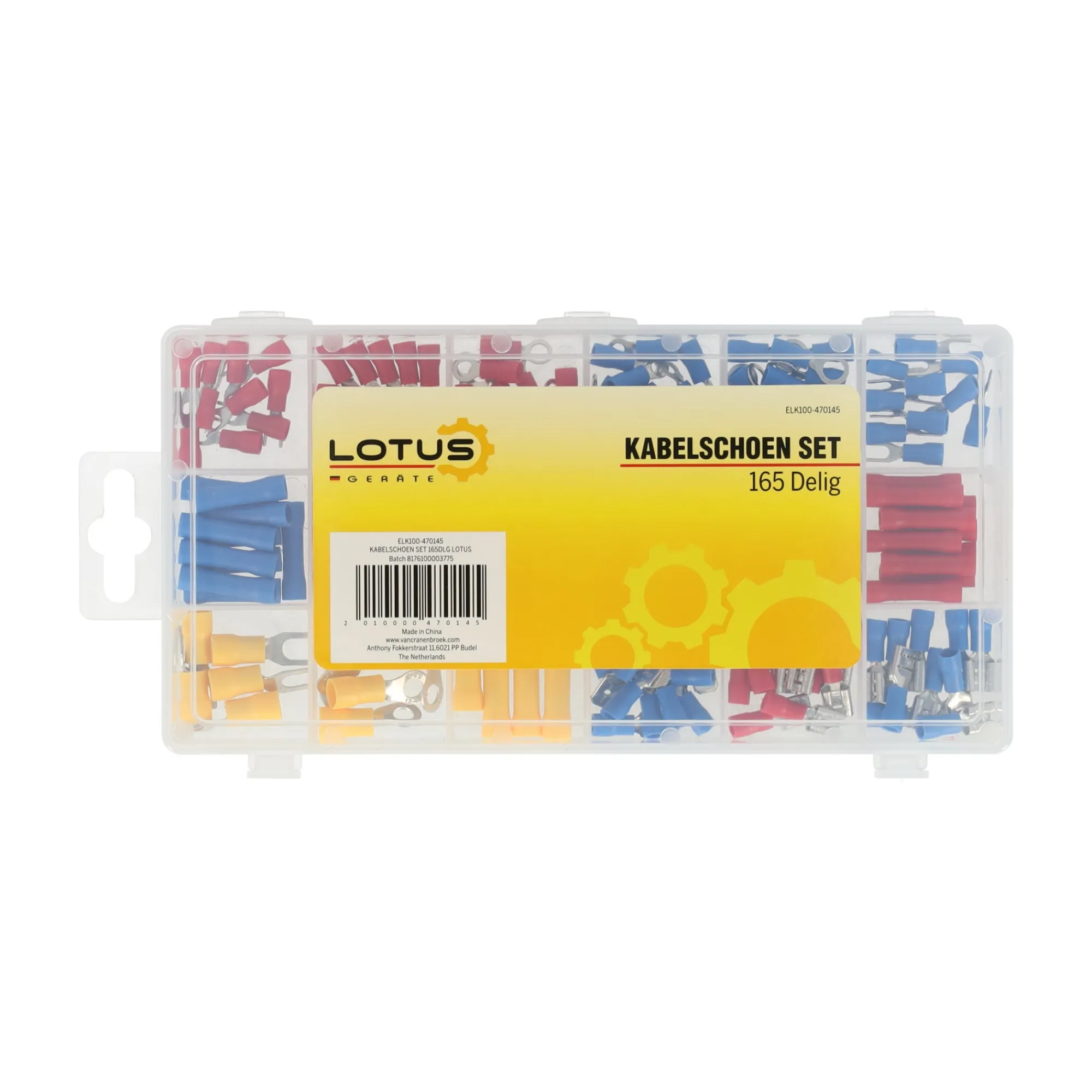 Lotus Bouw>Kabelschoen set 165-delig