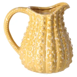 Natural Collections Woondecoratie|Koken & Tafelen>Karaf keramiek geel 19 x 18 cm