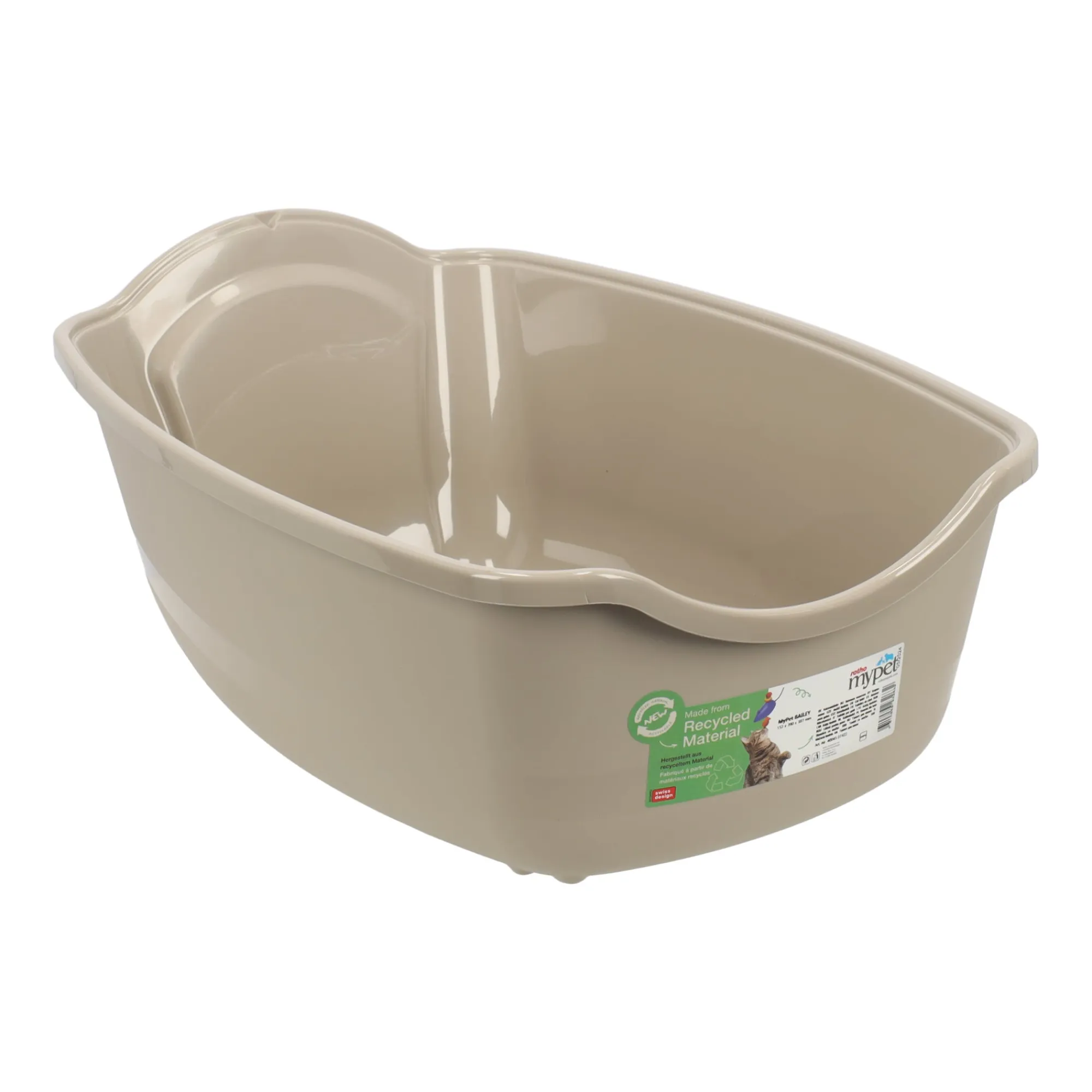 Rotho MyPet Kattenbak>Kattenbak Bailey 56cm cappuccino