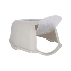 Rotho MyPet Kattenbak>Kattenbak Bailey 56cm zwart/zand