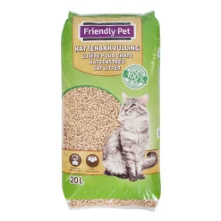 Friendly Pet Kattenbakvulling>Kattenbakvulling houtkorrel 20L