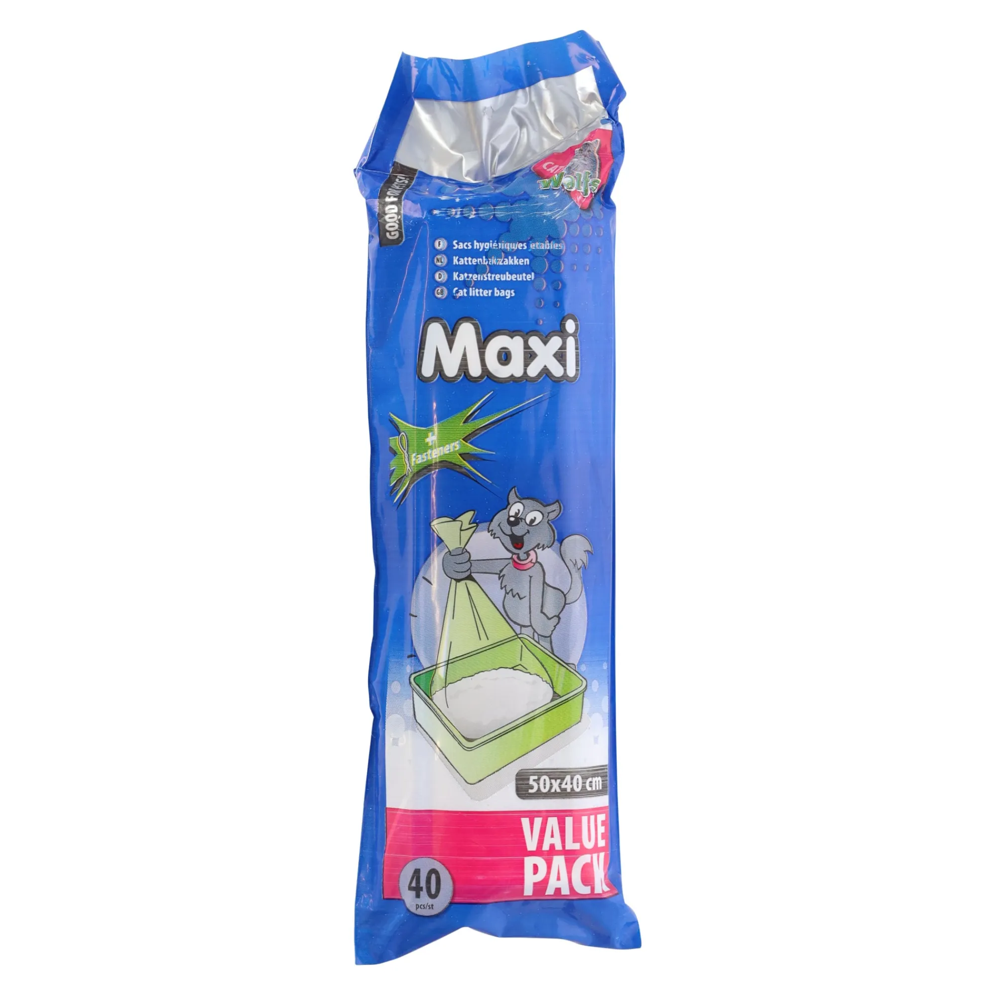 Wolfs Kattenbak>Kattenbakzak 40st 50cm