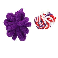 Kong Kattenspeeltjes>Kattenspeeltje active rope rood/paars