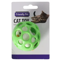 Friendly Pet Kattenspeeltjes>Kattenspeeltje bal met piep muis