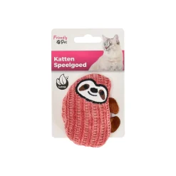 Friendly Pet Kattenspeeltjes>Kattenspeeltje Blaro luiaard rood 7x4,5x9,2cm FP