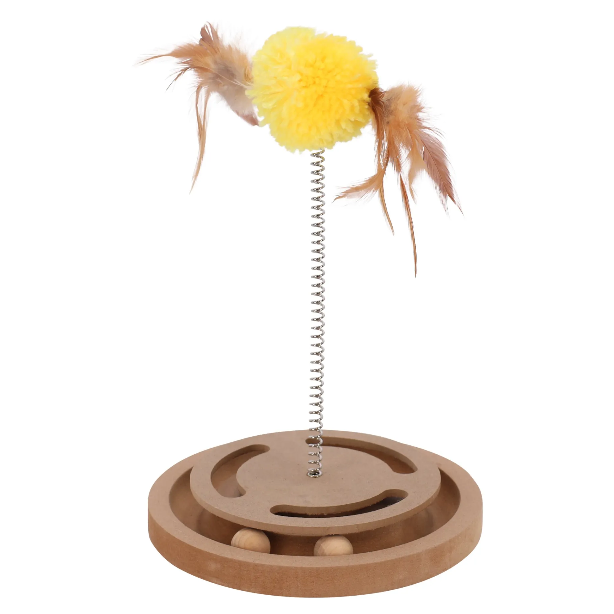 Friendly Pet Kattenspeeltjes>Kattenspeeltje denkspel met veer