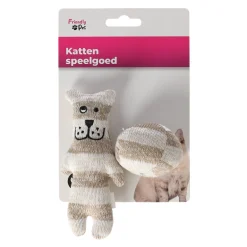 Friendly Pet Kattenspeeltjes>Kattenspeeltje hond + bal bruin