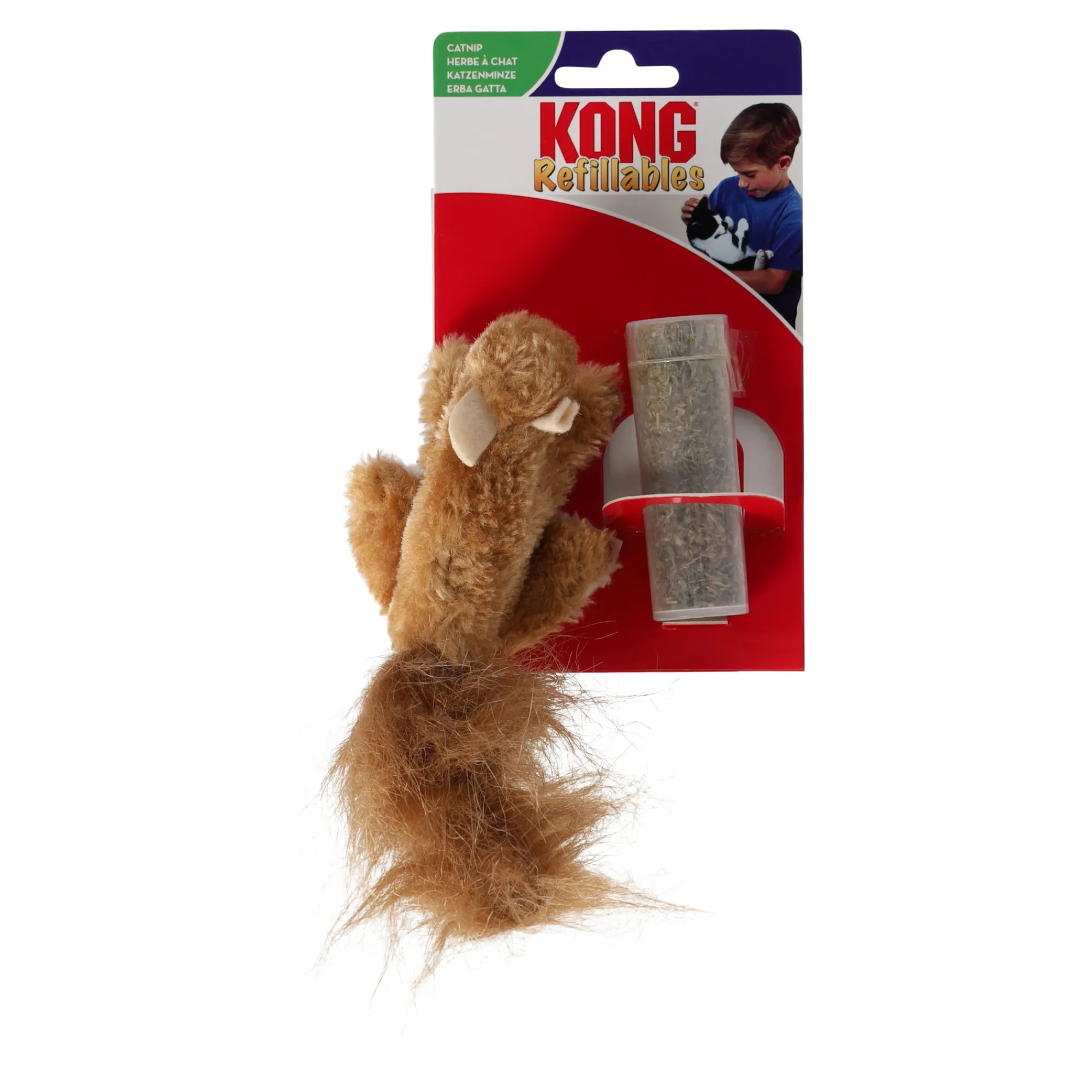Kong Kattenspeeltjes>Kattenspeeltje catnip eekhoorn