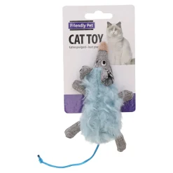 Friendly Pet Kattenspeeltjes>Kattenspeeltje muis Rizzo 19cm