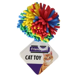 Friendly Pet Kattenspeeltjes>Kattenspeeltje pompon mix 4.5cm