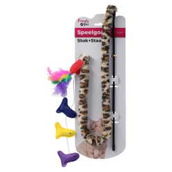 Friendly Pet Kattenspeeltjes>Kattenspeeltje stok + staart