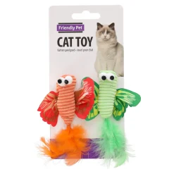 Friendly Pet Kattenspeeltjes>Kattenspeeltje vlinder 17cm