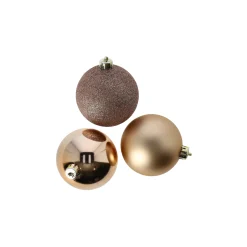 O'malley Kerstballen>Kerstbal 4cm mix koker 24st soft coral