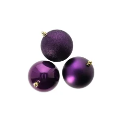 O'malley Kerstballen>Kerstbal 4cm mix koker 24st vijg