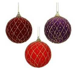 Kerstballen>Kerstbal foam 8 cm