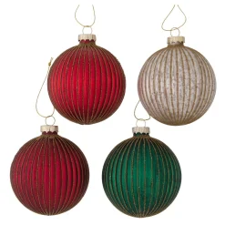 Boltze home Kerstballen>Kerstbal glas Selko 10cm