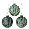 Boltze home Kerstballen>Kerstbal glas Shadie groen 8cm