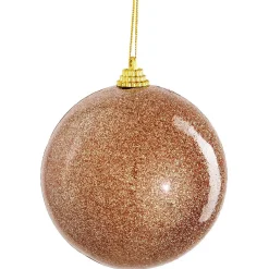 Mica Decorations Kerstballen>Kerstbal onbreekbaar goud 10 cm