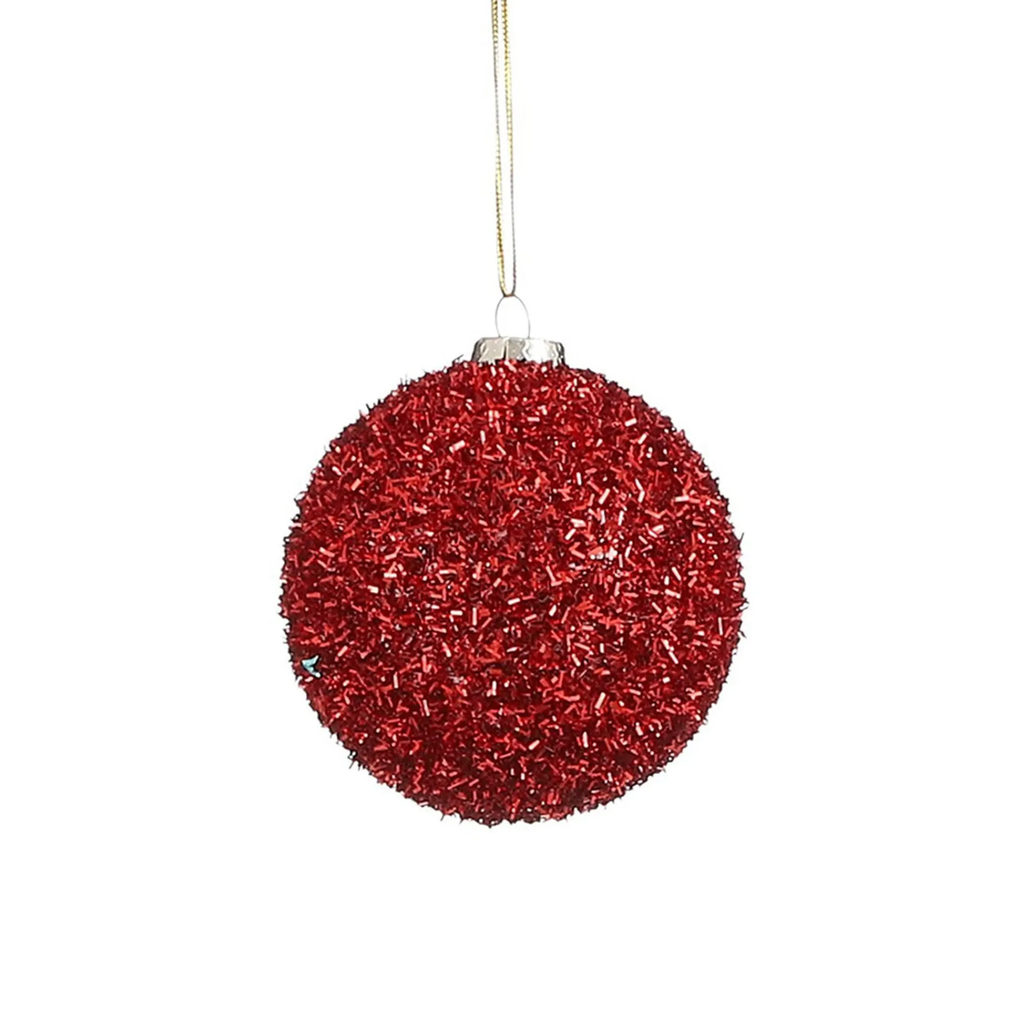Mica Decorations Kerstballen>Kerstbal onbreekbaar rood 8cm