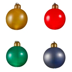 Kerstverlichting|Kerstballen>Kerstbal opblaasbaar 60cm