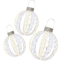 O'malley Kerstverlichting>Kerstbal set 3D 40-50-60cm 800LED