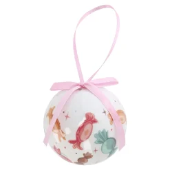 Kerstballen>Kerstbal snoep 6 cm