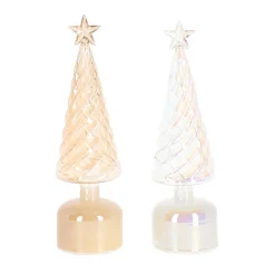 Kerstdecoratie>Kerstboom LED 32 cm goud of wit