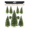 O'malley Kerstdorp>Kerstboomset 9-delig groen