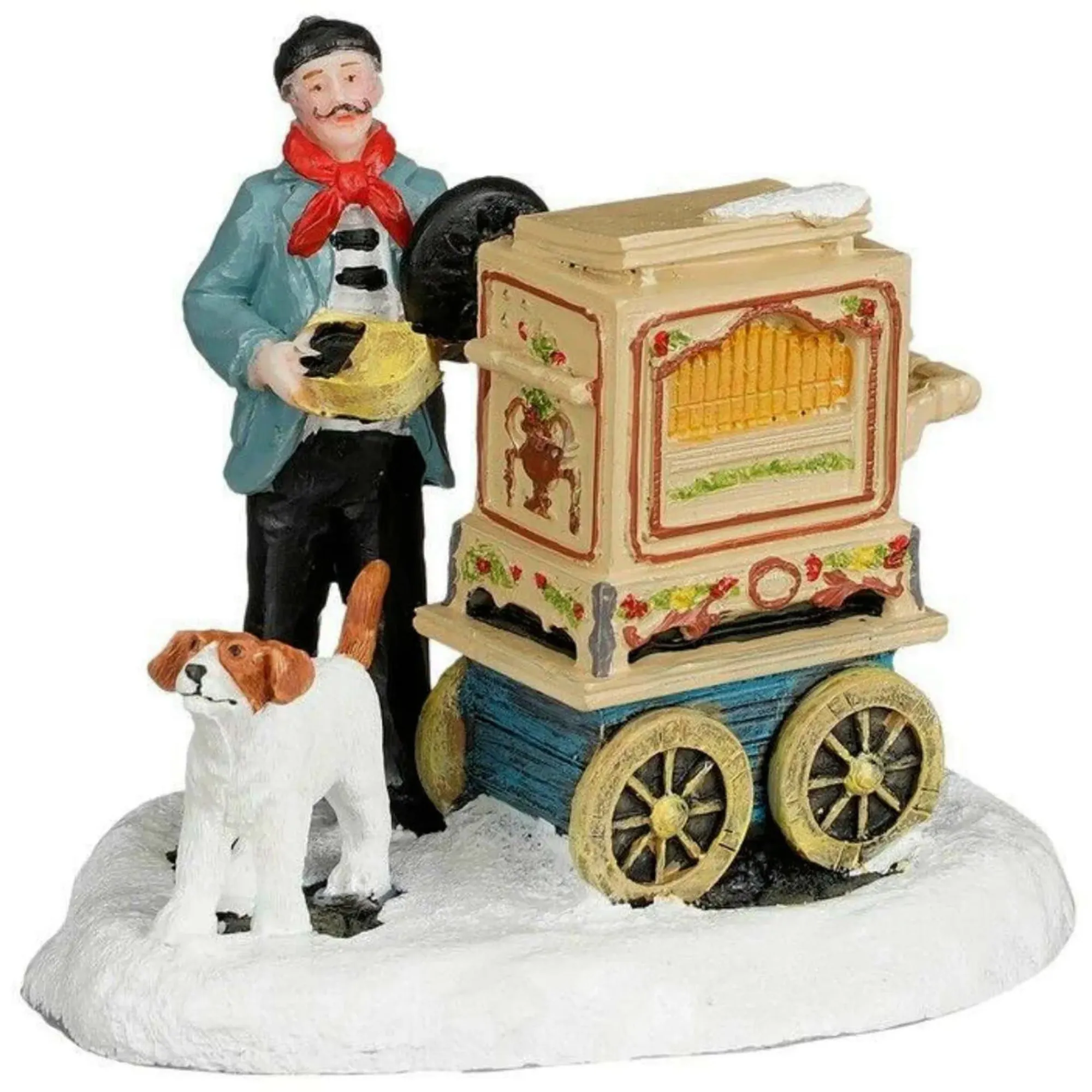 Luville Kerstdorp>Kerstdorp Barrel 8x6x6cm