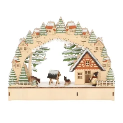 O'malley Kerstdorp>Kerstdorp chalet 30 x 23 cm