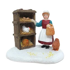 Kerstdorp>Kerstdorp eitjes uithalen