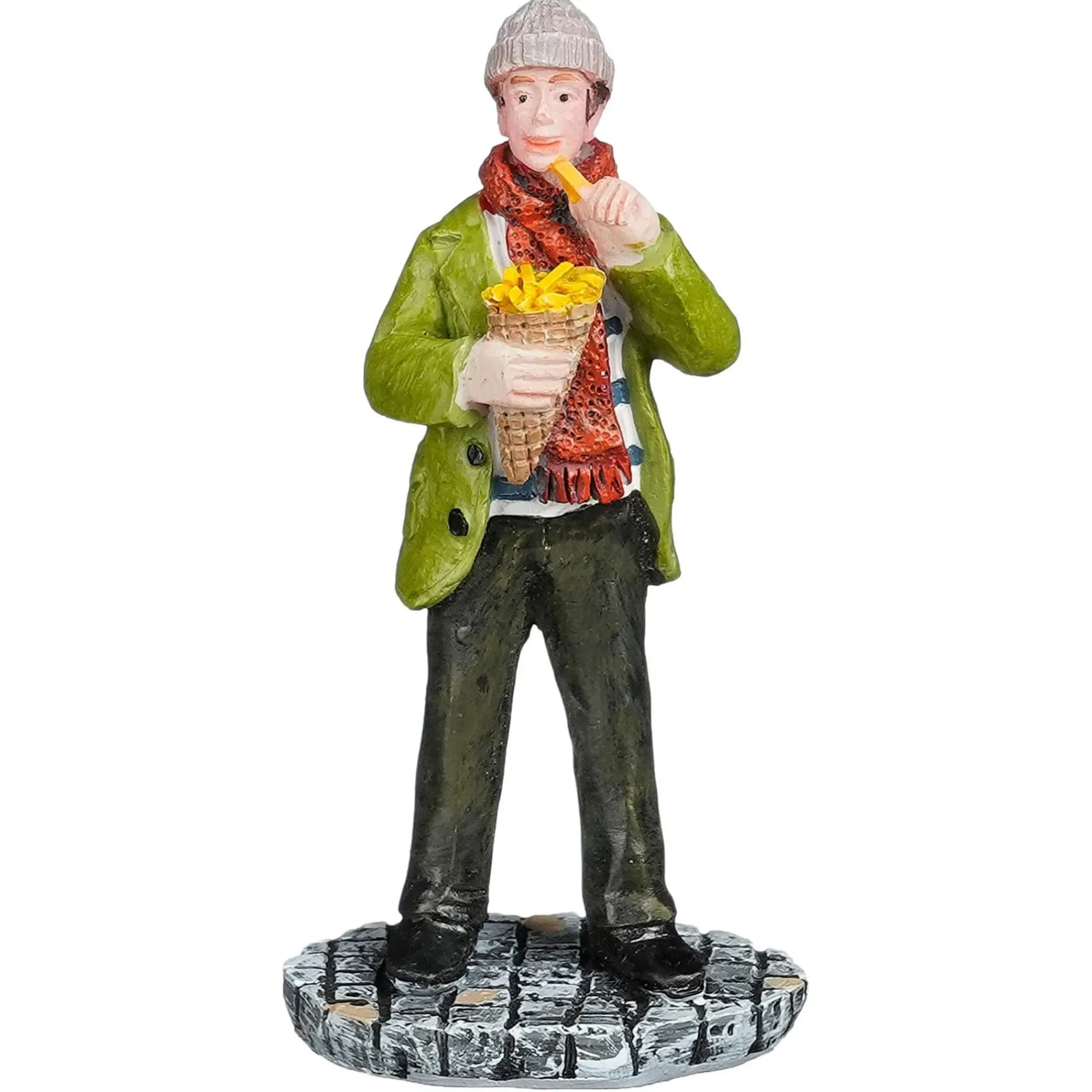 Luville Kerstdorp>Kerstdorp Friet eten 7x4x7cm
