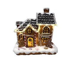 O'malley Kerstdorp>Kerstdorp gingerbread man 20x19cm