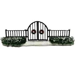 Kerstdorp>Kerstdorp hekwerk met poort 21cm
