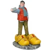 Luville Kerstdorp>Kerstdorp Hollandse toerist 5 x 4 x 7 cm