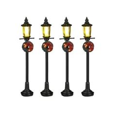 Luville Kerstdorp>Kerstdorp Lantaarn 4st 10cm
