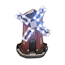 Kerstdorp>Kerstdorp molen met LED