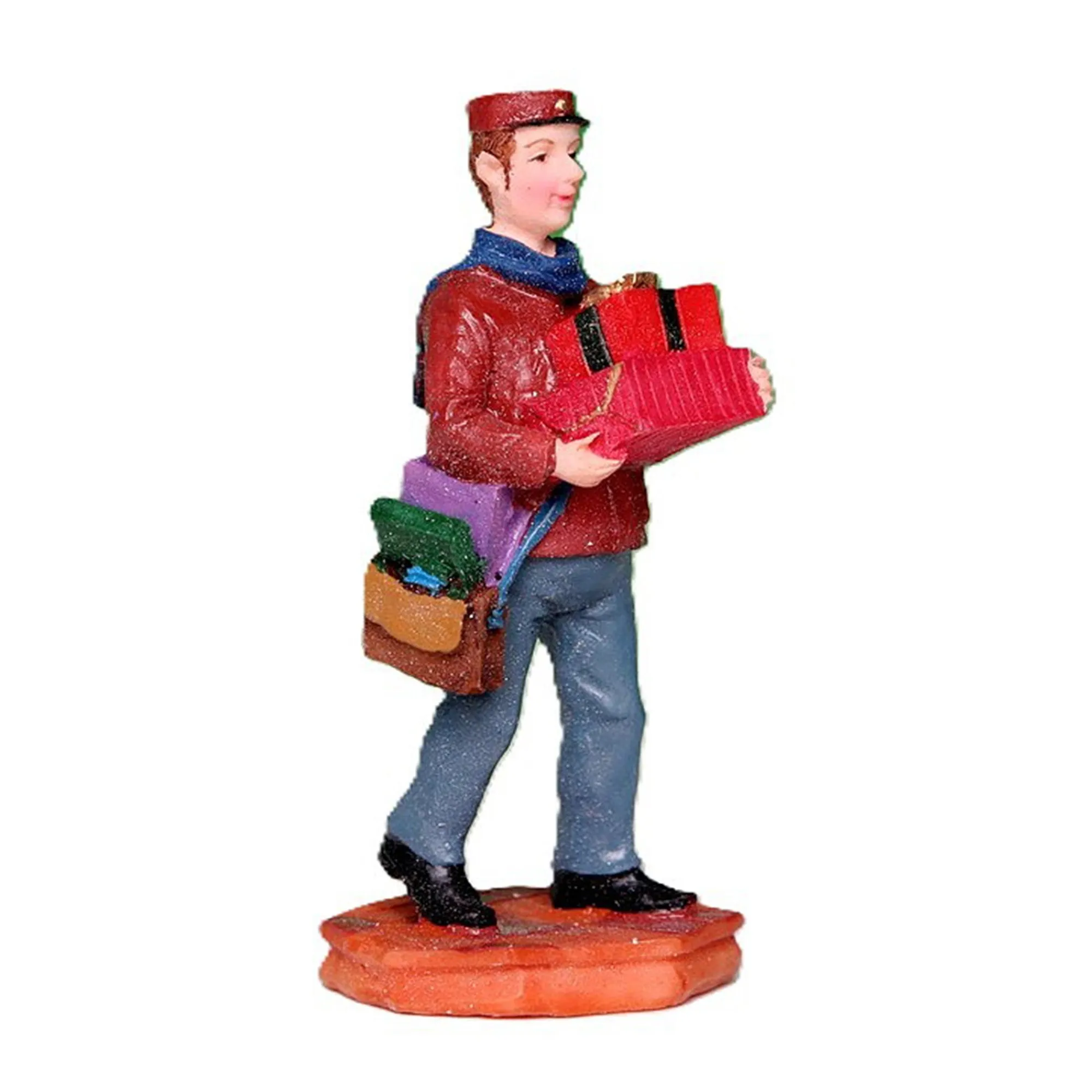 Kerstdorp>Kerstdorp pakjesbezorger