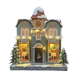 Kerstdorp>Kerstdorp restaurant 20x9x23cm