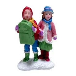 Kerstdorp>Kerstdorp schoolkinderen