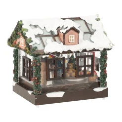 O'malley Kerstdorp>Kerstdorp serre tulpen 19x15x18cm